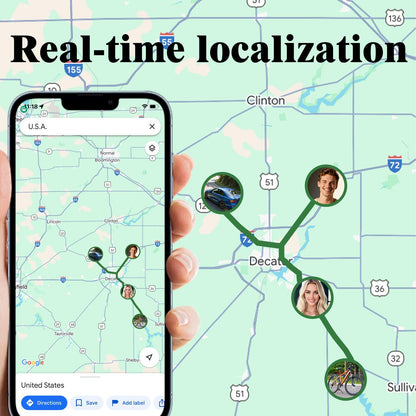 Location tracker — No subscription required with magnetic design and waterproof features