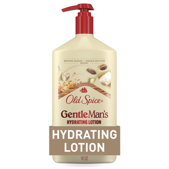 Old Spice skin moisturizer — lightweight lotion with vitamin B3 and lavender mint scent