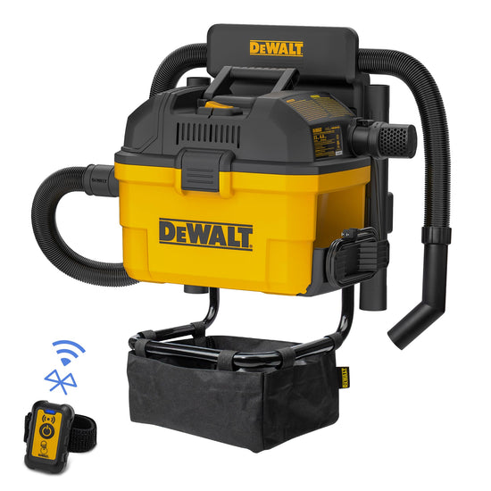Dewalt vacuum cleaner — Portable 6 gallon wall-mounted wet dry model DXV06G