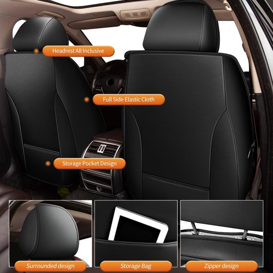 AOMSAZTO vehicle seat cover — custom fit faux leather for Jeep Compass 2018-2026