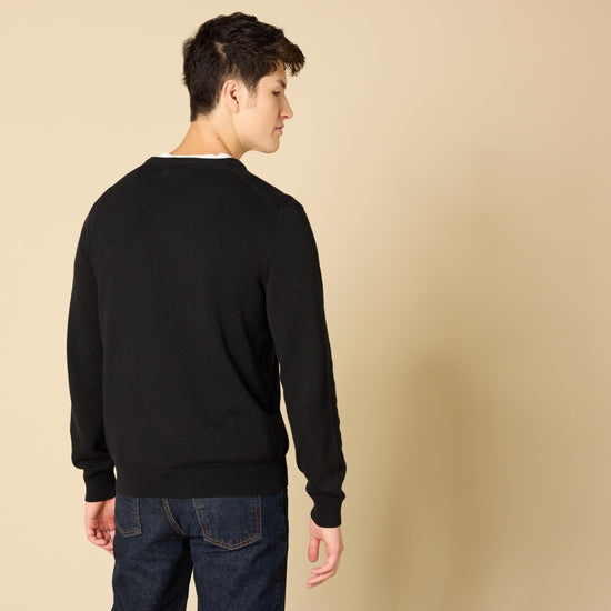 Amazon Essentials v-neck pullover sweater - regular fit cotton style in big and tall sizes