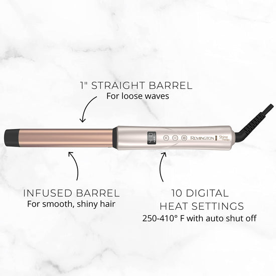 Remington hair iron — Argan oil and keratin infused