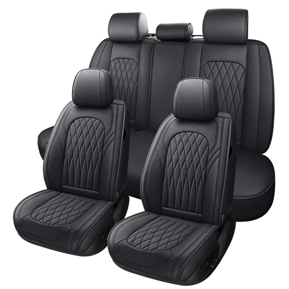 WELLDO vehicle seat covers — Waterproof non-slip design with thick cushion