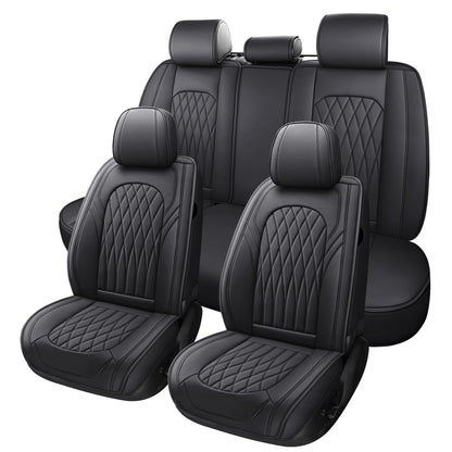 WELLDO vehicle seat cover — Waterproof faux leather with thickened cushion