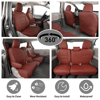 EKR Optima seat covers - Custom fit faux leather for Kia Optima 2016-2020