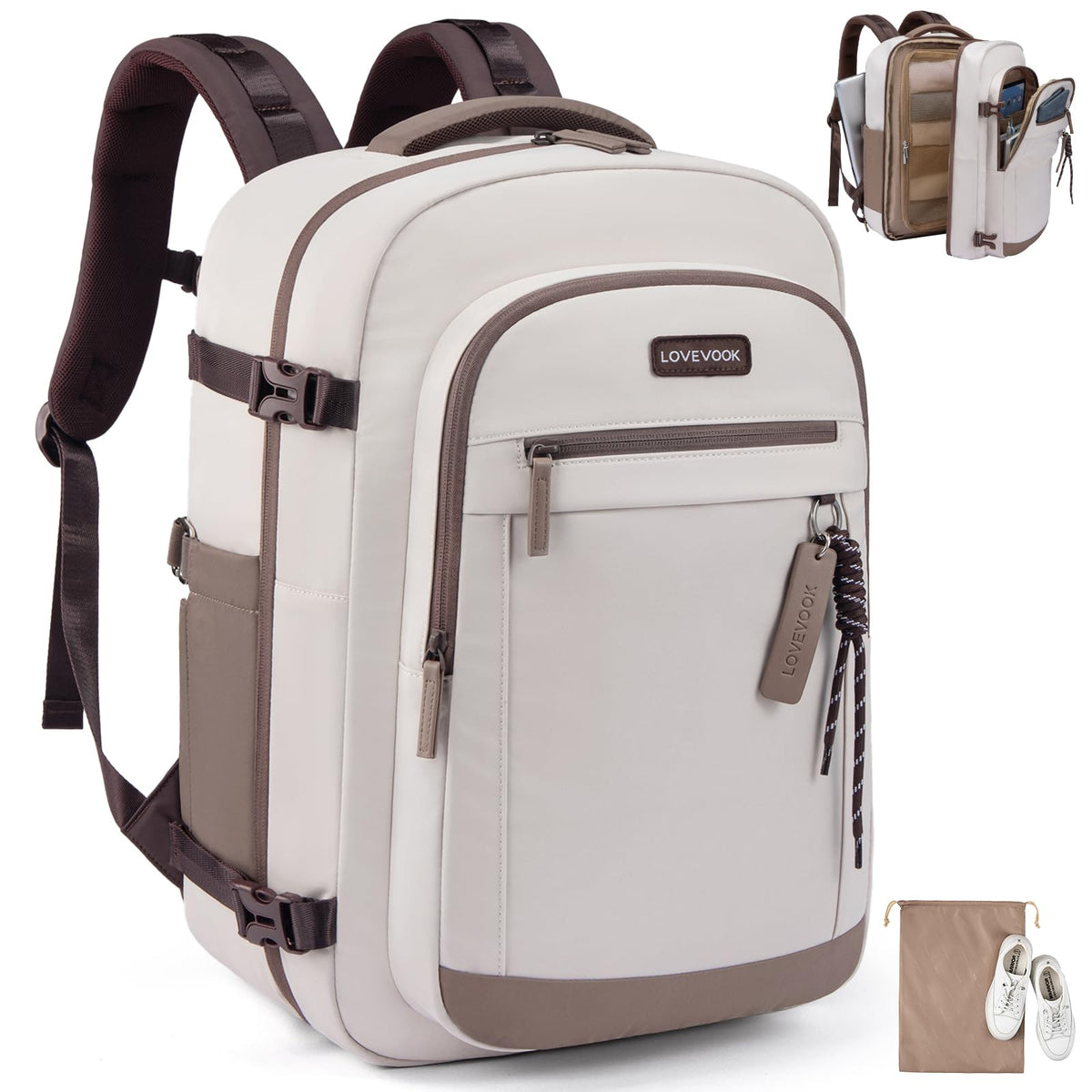 LOVEVOOK backpack — travel-friendly design for women