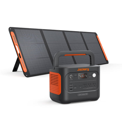 Jackery solar generator 1000 v2 — 200W solar panel with fast charging capability