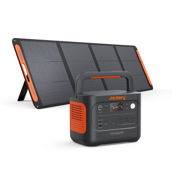Jackery solar generator 1000 v2 — 200W solar panel with fast charging capability