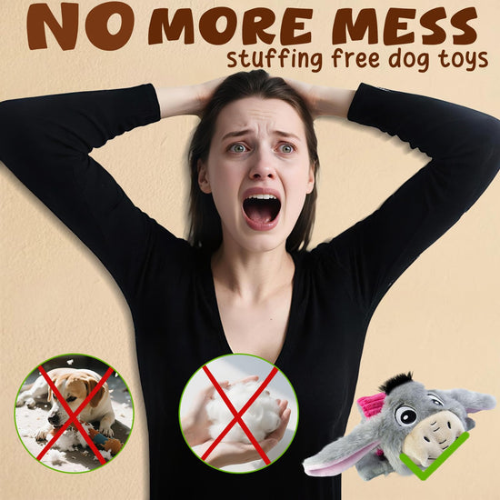 MeetYooo pet toy — No stuffing design for large aggressive chewers