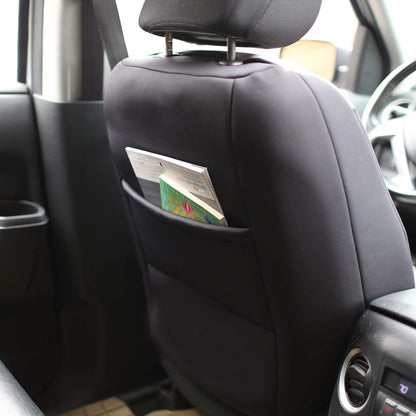 FH Group vehicle seat cover — neoprene for low back seats, airbag compatible, black