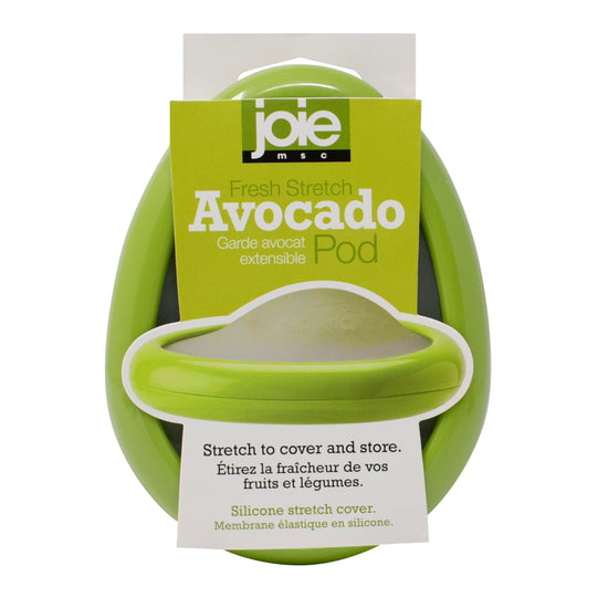 Joie food storage container set — silicone stretch pods for avocados, tomatoes, onions, and lemons