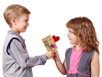 Party favor — Dinosaur egg hatching cards for Valentine’s Day gifts for kids