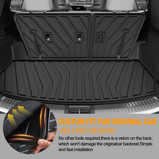 AOMSAZTO cargo mat - TPE all weather trunk cover for 2020-2024 Kia Telluride