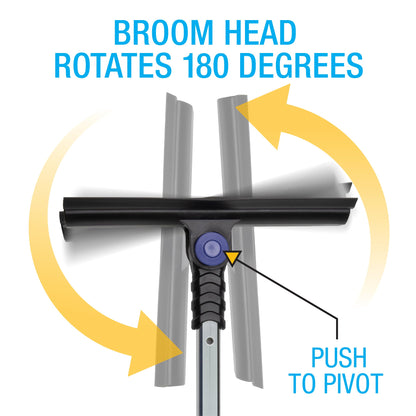 Subzero snow broom — quick lock design for easy use