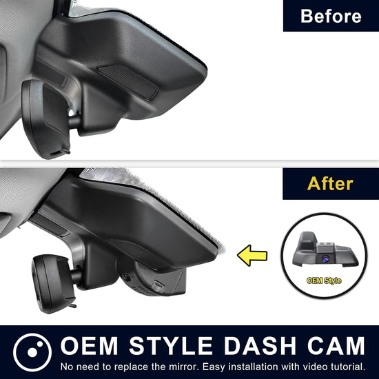 Mangoal onboard camera — front 4K and rear 1080P for Grand Cherokee models 2022-2026
