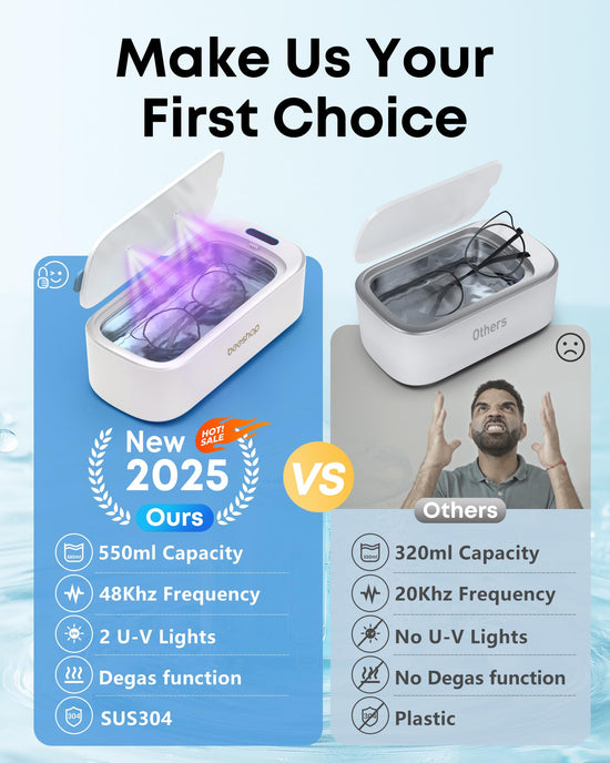 Lab supply — Ultrasonic jewelry cleaner with degas function and 30W power