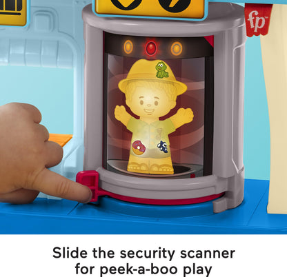 Fisher-Price Little People airport playset with airplane for toddlers 1+ years