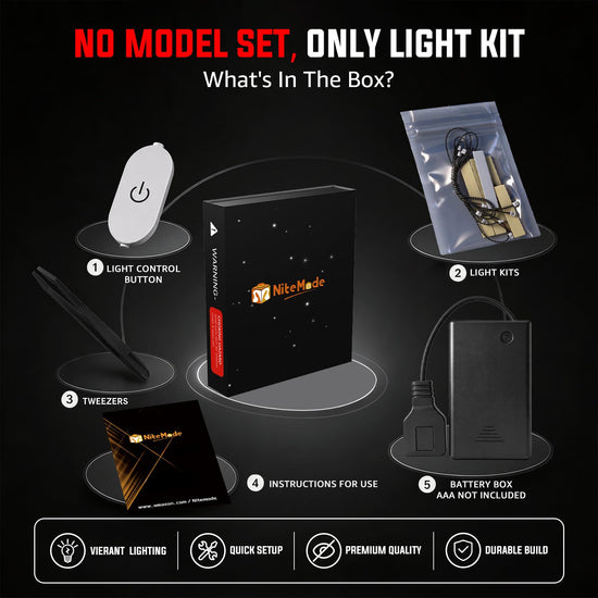 Nitemode Light Kit for LEGO 11504 Peace Lily, Touch, Lights Only