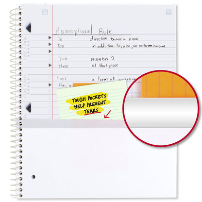 Five Star blank book — pastel doodles design with study app integration