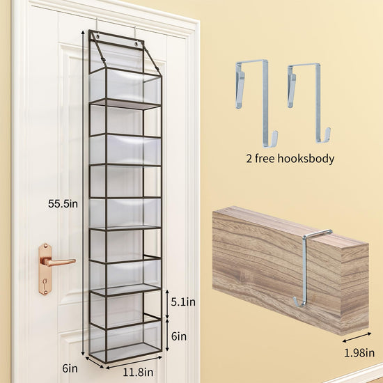 Fixwal caddy — over the door hanging closet organizer