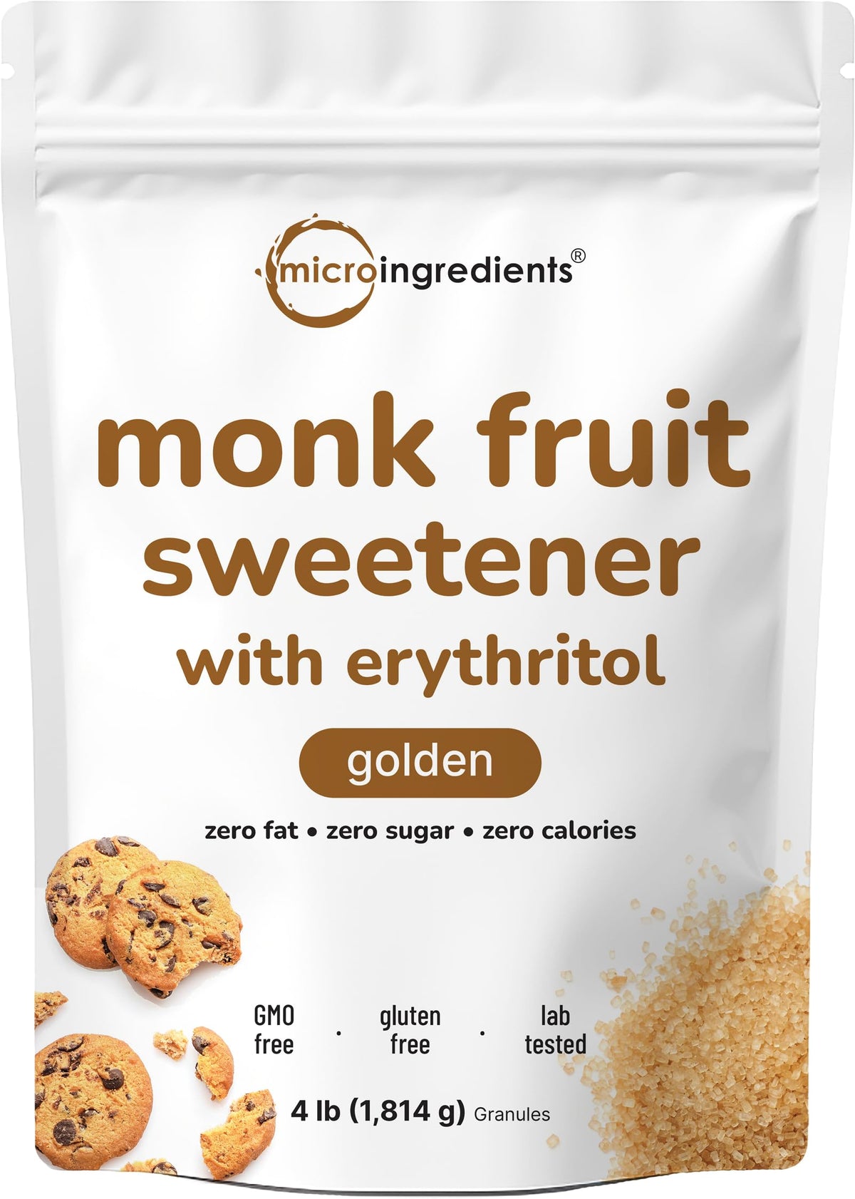 Golden Monk Fruit Sweetener — No after taste and keto friendly natural sweetener for drinks and baking