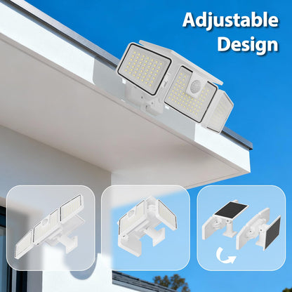 INCX solar motion sensor lights - outdoor use with intelligent detection and energy efficiency