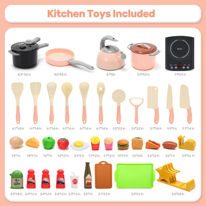 Pretend play toy — Cute Stone kids cooking set