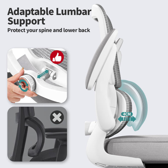 TRALT office chair — ergonomic chair with adjustable lumbar support