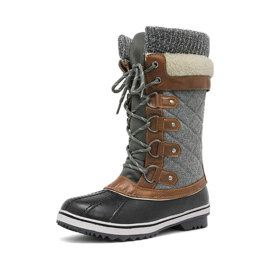 Boot — Mid-calf waterproof winter snow design from DREAM PAIRS
