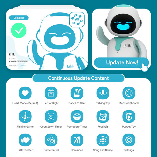 Toy figure — Interactive robot pet for kids and adults by Energize Lab