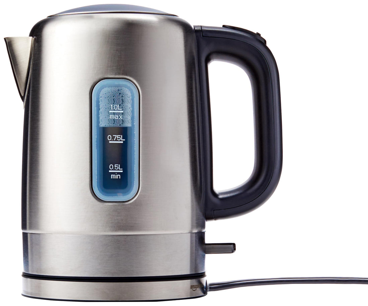 Electric water boiler — Fast boiling with auto shut-off, 1 liter capacity, BPA-free
