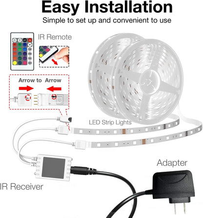 DAYBETTER string lights — Smart WiFi RGB color changing for home decor