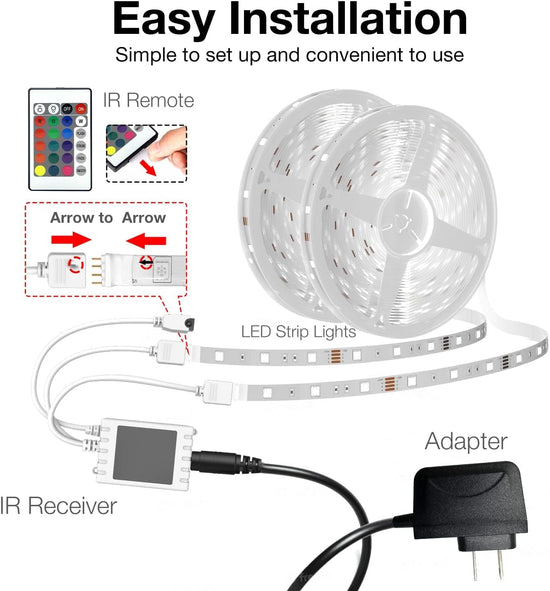 DAYBETTER string lights — Smart WiFi RGB color changing for home decor