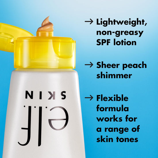 e.l.f. sunscreen — Suntouchable whoa glow SPF 30