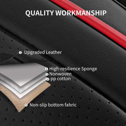 Vehicle seat cover — Nappa leather, waterproof, full set for 5 seats.