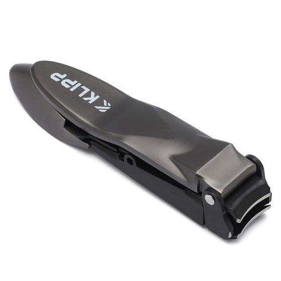 Nail clippers - KLIPP heavy duty self-collecting nail cutter with ergonomic lever