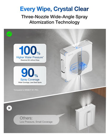 ECOVACS WINBOT — Window cleaning robot with smart navigation technology