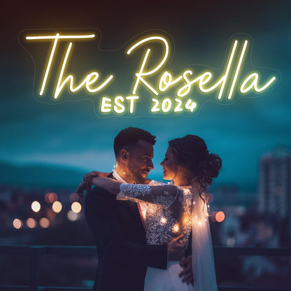 Decorative signage — customizable neon signs for wall and event decor