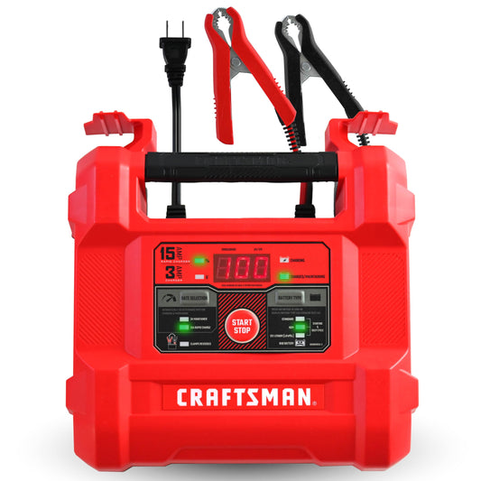 CRAFTSMAN battery charger — 4-in-1 solution for automotive and marine batteries