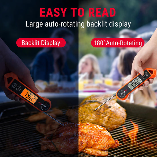 Thermopro Tp19H thermometer — digital battery powered grill and smoker tool