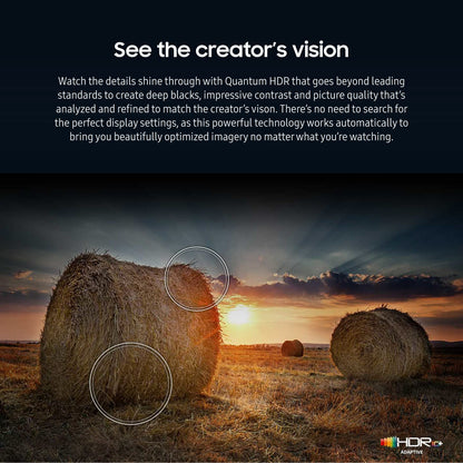 Television — 4K QLED Smart TV by Samsung