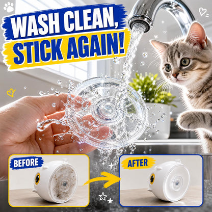Interactive cat toy — Automatic flying bird with suction base and USB recharge