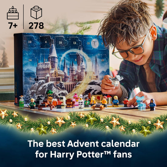 Lego Harry Potter Advent Calendar - 24 buildable surprises for holiday countdown 76456