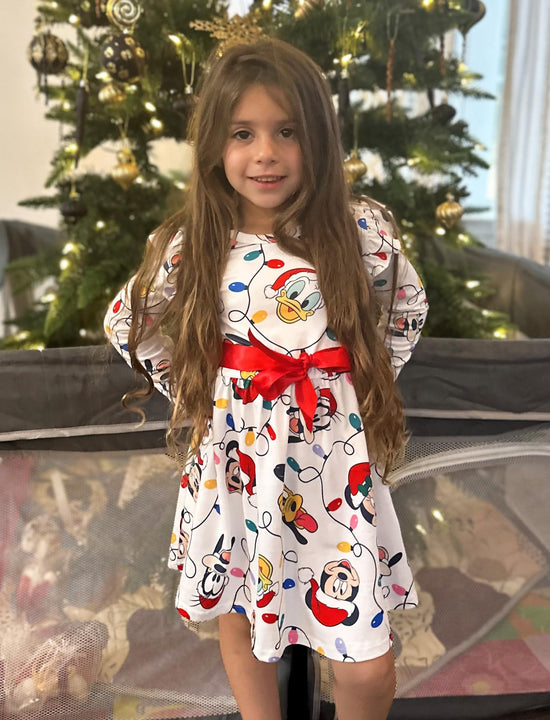 Dress — Disney Princess Frozen Elsa and Mickey Mouse design