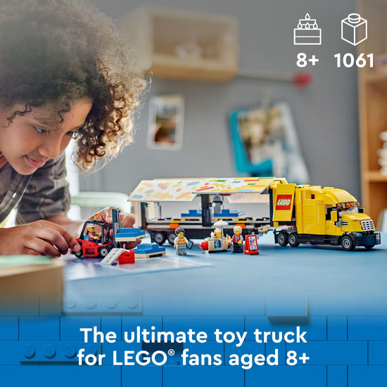 LEGO City delivery truck toy — includes 3 minifigures, ages 8+ years, 60440