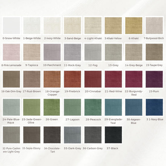 Curtain — Customizable blackout pleated header linen drapes by TWOPAGES