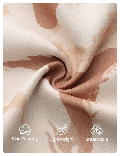 ZESICA dress — floral mini with long sleeves and button detail