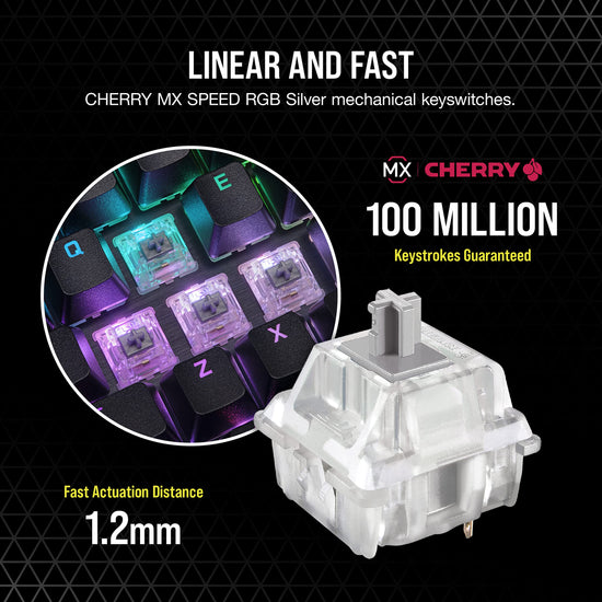 Corsair K70 RGB mechanical keyboard — USB passthrough and media controls