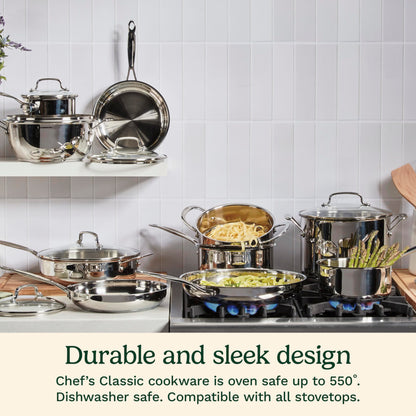 Cuisinart saute fry pan — stainless steel construction 722 model number 722.