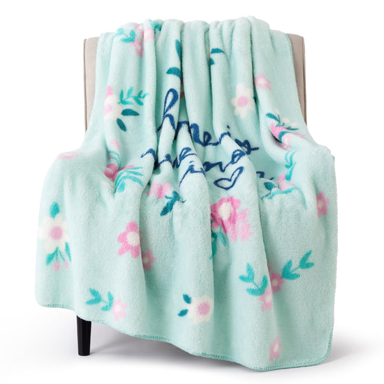Bedsure blanket throw - soft polyester fabric